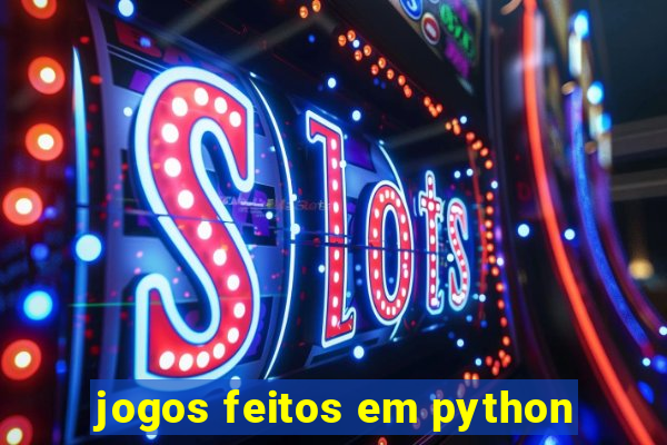 jogos feitos em python